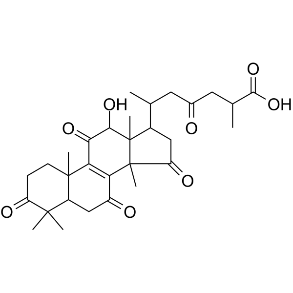 Deacetyl-ganoderic-acid-F Structure